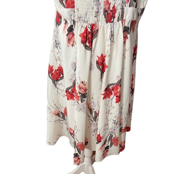 NWT City Chic Womens Plus 18 Dress Vintage Posey Saffron Floral A-Line Pockets - Picture 7 of 11